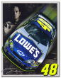 ナスカードライバー、ジミー・ジョンソン(Jimmie Johnson)のブリキ看板